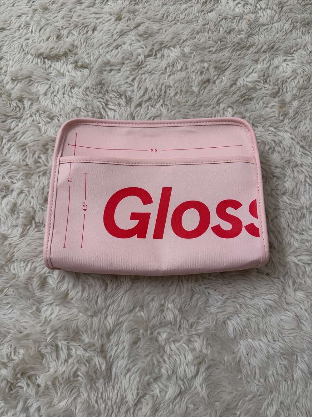 Glossier Pink Cosmetic Pouch